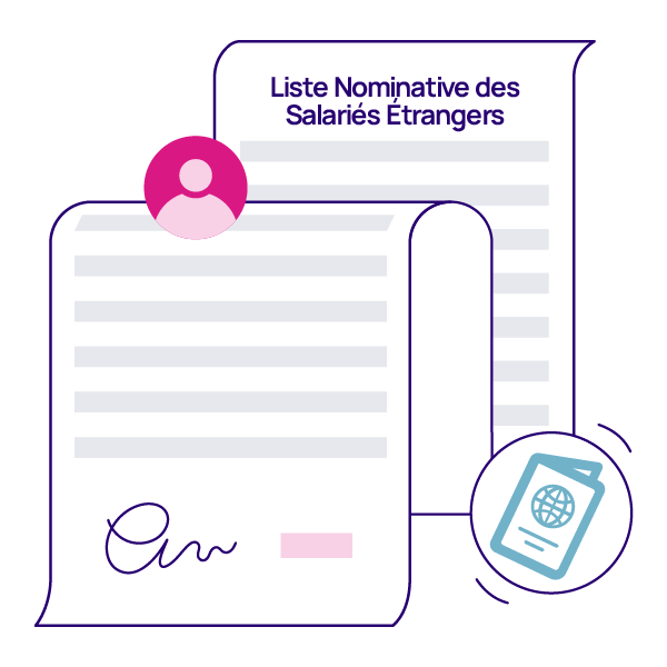 Document : liste nominative des salariés étrangers