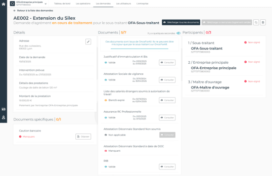 PANDA Consulter une DA