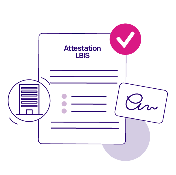Extrait attestation LBIS