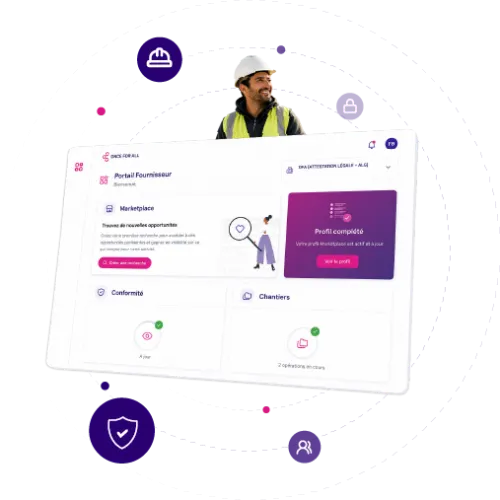 Plateforme Once For All pour la gestion de la conformité des sous-traitants dans le BTP