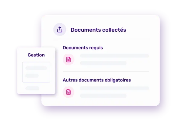 Illustration de la collecte des documents obligatoires dans le cadre de l’obligation de vigilance