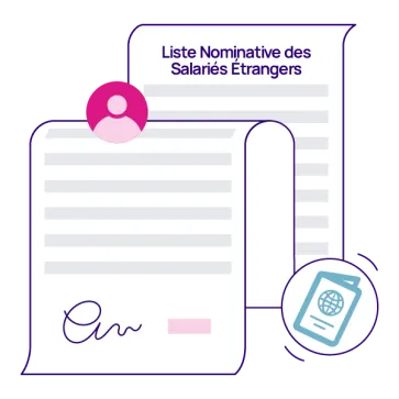 Document : liste nominative des salariés étrangers