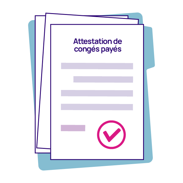 Attestation de congés payés