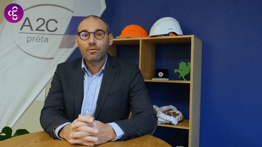 Témoignage client vidéo : A2C Prefa, RSE et stratégie d'entreprise - 27 Miniature_A2C Préfa- Stephan Beugnot