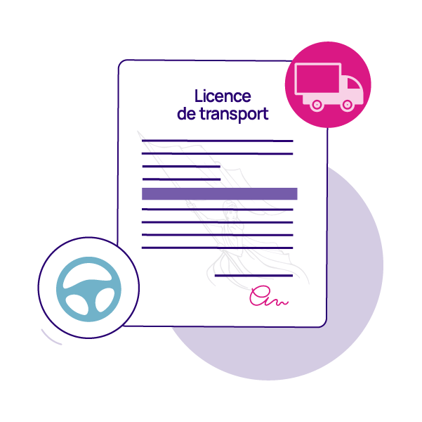 Licence de transport : document métier